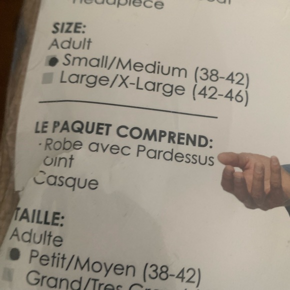 Men's California Costumes Noah Biblical Costume Medium Small 38-42 - Picture 5 of 7